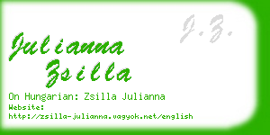 julianna zsilla business card